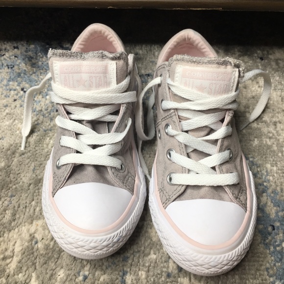 Converse Other - Converse all star girls sneakers gray size 13
